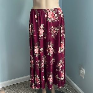 NWT LuLaRoe Jennifer Flared Midi Skirt 177-14